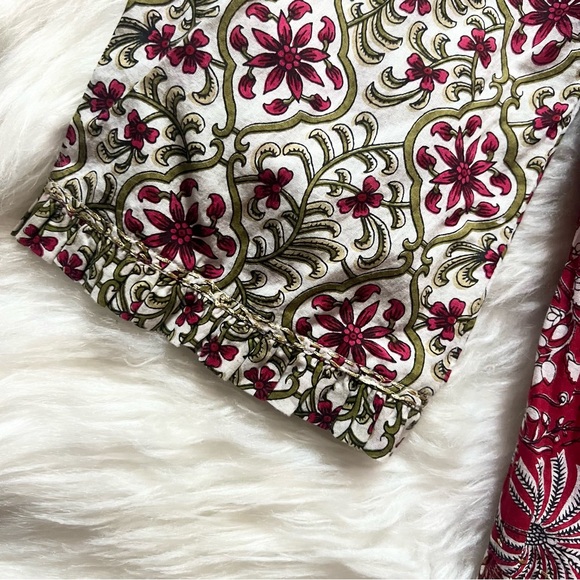 New! ANTHROPOLOGIE Ro’s Garden Tiered Stitched Ruffle Maxi Dress - Picture 9 of 12